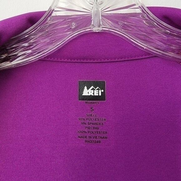 Rei Women's Purple Zip Up Lightweight Jacket - Sweatshirt Size Small - Picture 7 of 11